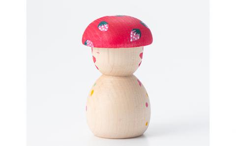 FYN9-431 ＜菊摩呂こけし工房＞きのここけし(志田菊宏 創作こけし) 山形県 西川町