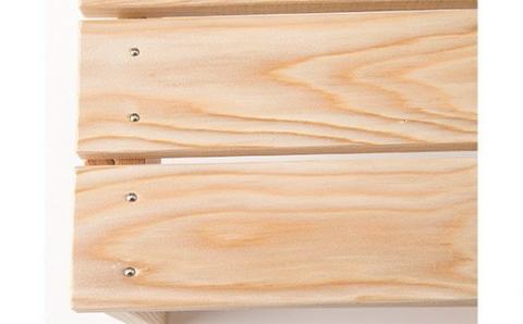 FYN9-314　女性やお子様でも組み立てられます　西山杉 イス(組み立てキット)