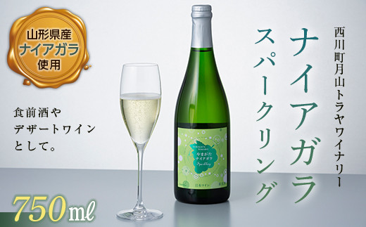 FYN6-107 月山トラヤワイナリー ナイアガラスパークリング 山形県 西川町