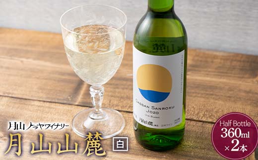 FYN6-232 【月山トラヤワイナリー】 月山山麓 白ワイン 360ml×2 山形県産 ぶどう使用 赤 ワイン 洋酒 酒 ハーフボトル ミニボトル 山形県 西川町 月山