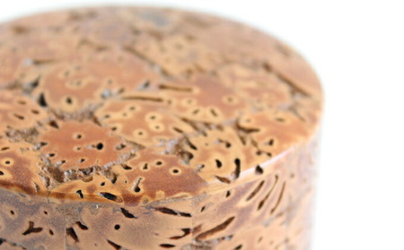 桃の実（茶筒・急須台）セット