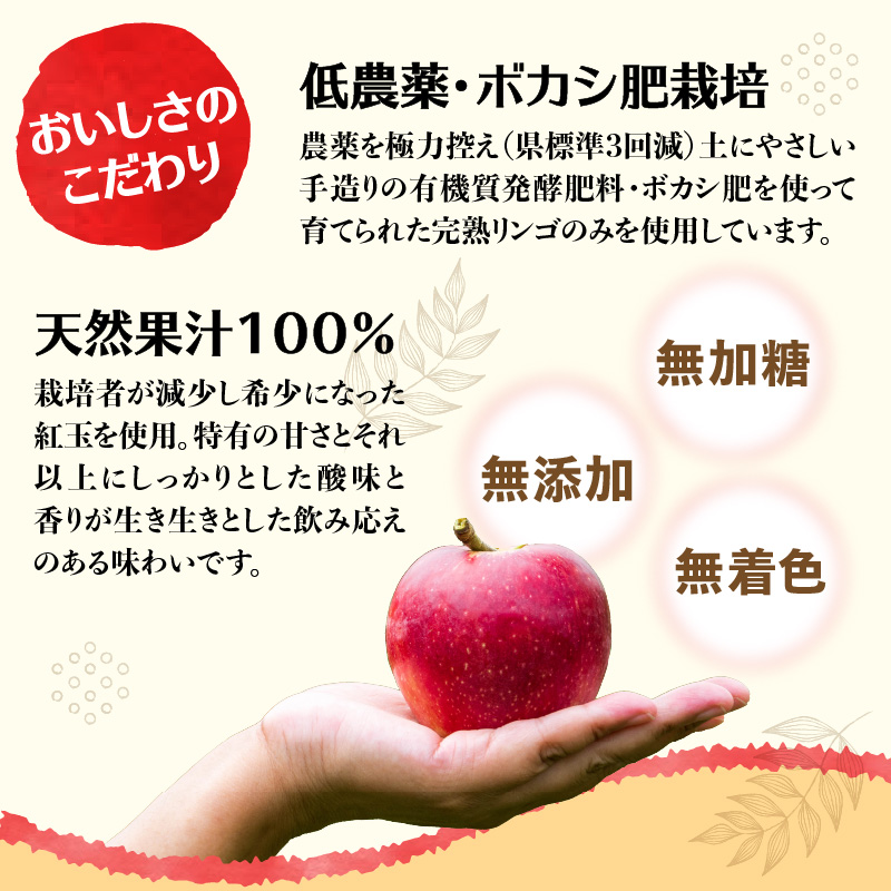 大江の恵 昔なつかしのすっきり紅玉6本ギフト