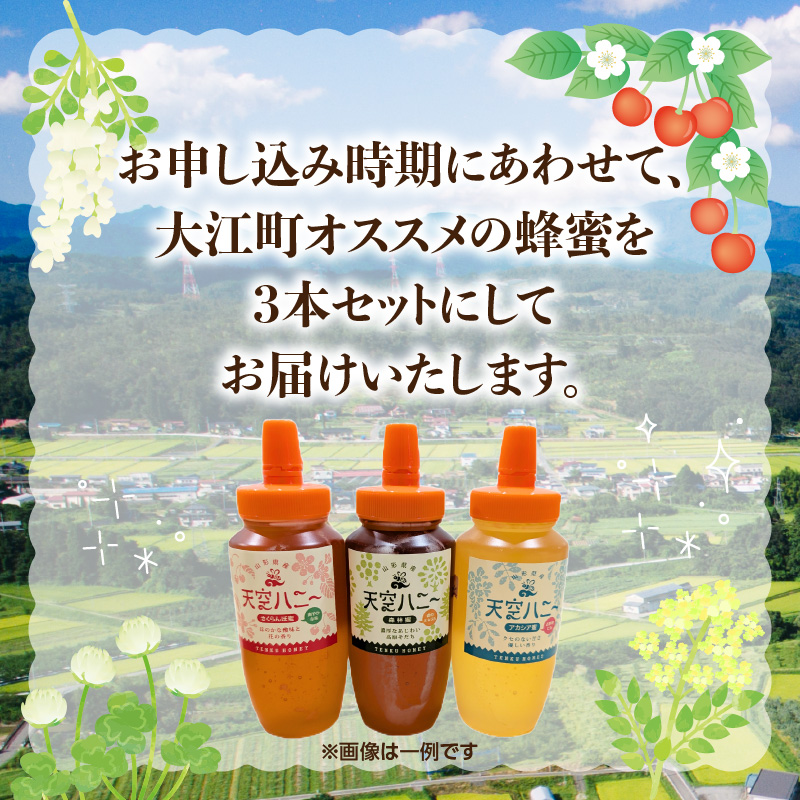 天空ハニー蜂蜜3点セット