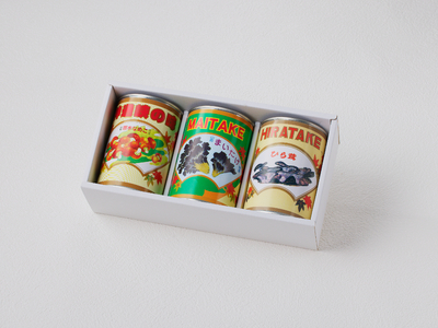 大江町柳川産 原木きのこ水煮3種（なめこ・舞茸・ひらたけ）