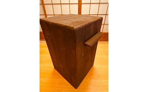 金山杉 スツール 四角(1) 家具 インテリア 機能性 椅子  F4B-0575