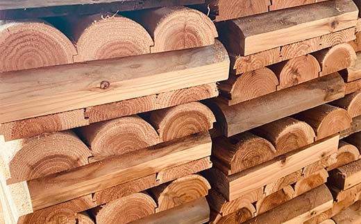 杉薪 半割り 23kg強 定期便3か月 杉 薪 まき ストーブ アウトドア F4B-0618