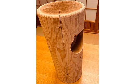 金山杉 スツール 円柱(2) 家具 インテリア 機能性 椅子  F4B-0574