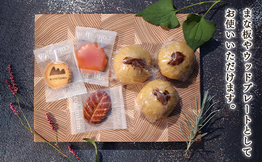 かねやま杉の木口寄せプレート【中】 F4B-0060