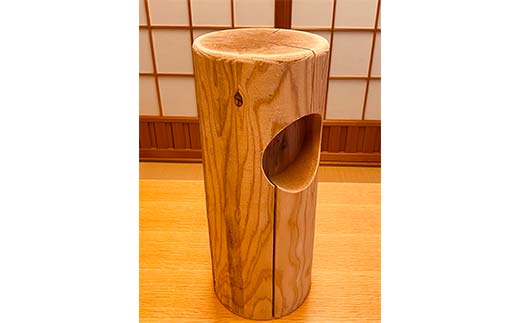 金山杉 スツール 円柱(2) 家具 インテリア 機能性 椅子  F4B-0574
