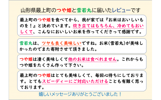 令和7年産　山形県産 特別栽培米 つや姫10kg (5㎏×2袋) 令和7年産 山形県産 特別栽培米 つや姫10kg (5㎏×2袋)