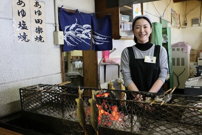 炭火焼き鮎セット