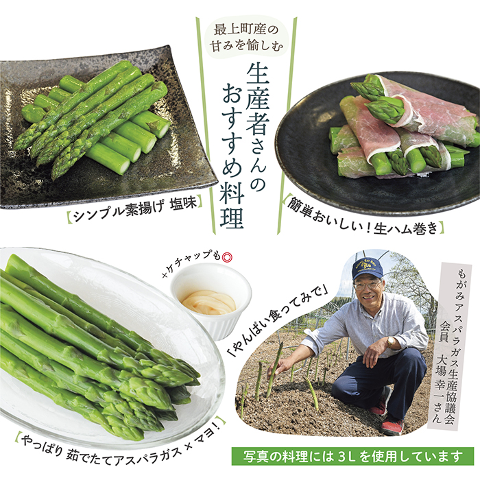 【令和8年産予約】最上町特産グリーンアスパラ2kg グリーンアスパラ2kg