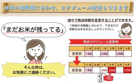＜令和7年産米＞ 山形県産 特別栽培米 つや姫 【白米】60kg定期便(20kg×3回)　配送時期指定できます！ 申込完了後約2週間程度で順次配送