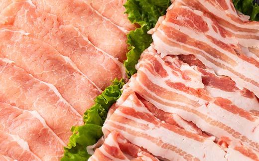 山形県 戸沢村産 戸澤豚一番育ち 2種食べ比べセット 1.2kg(ロース300g×2 バラ300g×2) しゃぶしゃぶ用 豚肉 豚 肉 ポーク 国産 ブランド豚 冷凍 贈答用 贈り物 プレゼント 自宅用 家庭用 F7W-0056