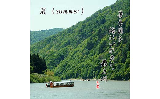 最上川舟下り 乗船チケット 1名様分 定期航路約60分(古口港→草薙港) 船頭案内 舟歌 トーク チケット 券 旅行 観光 体験 最上川 山形県 戸沢村 F7W-0119