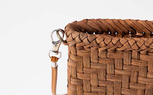 山葡萄かごバック網代編み ミニショルダーバッグ F7W-0222