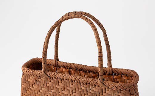 山葡萄かごバック網代編み（小） F7W-0224