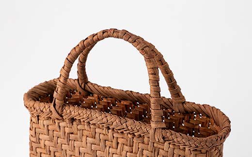 山葡萄かごバック網代編み（大） F7W-0225