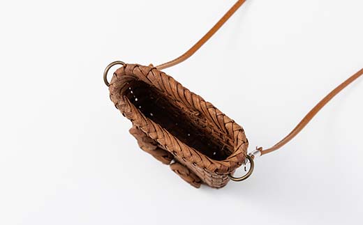 山葡萄かごバック網代編み ミニショルダーバッグ F7W-0222