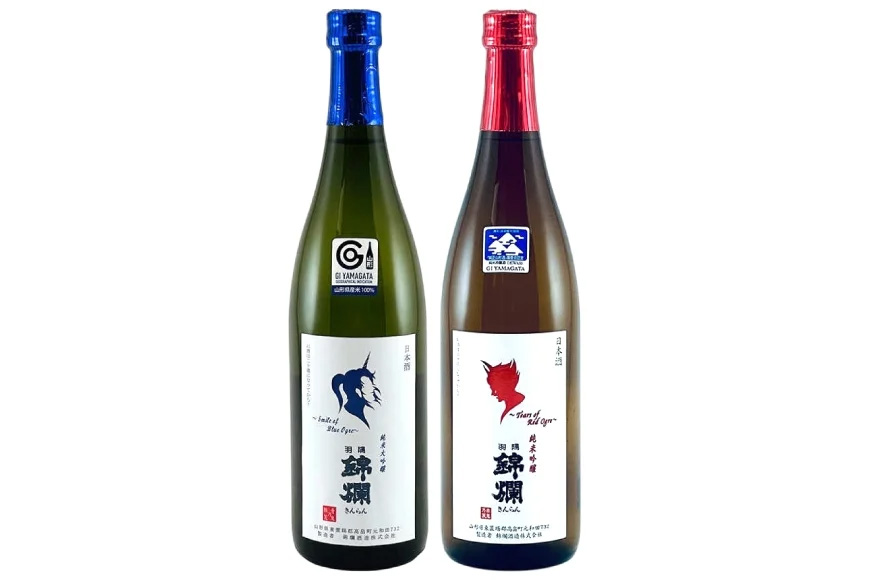 日本酒 赤鬼の涙 青鬼の微笑 720mlセット [高畠町観光協会 山形県 高畠町 tk06ays670021] プラチナ賞受賞 純米吟醸酒 純米大吟醸 冷蔵