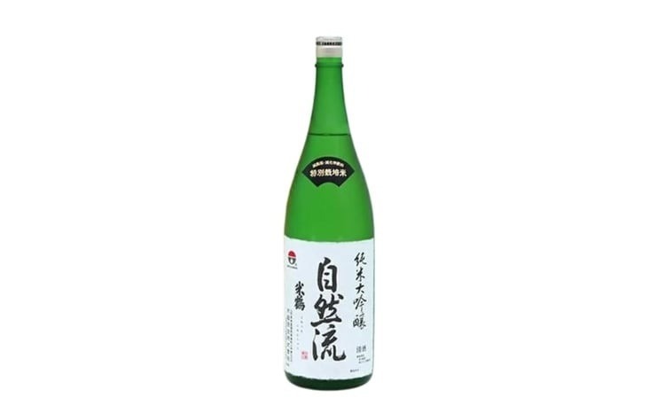 日本酒 山形県産出羽燦々100％使用 米鶴 純米大吟醸 自然流 720ml 1本 [米鶴酒造 山形県 高畠町 tk06ays710049] お酒 酒 4合瓶
