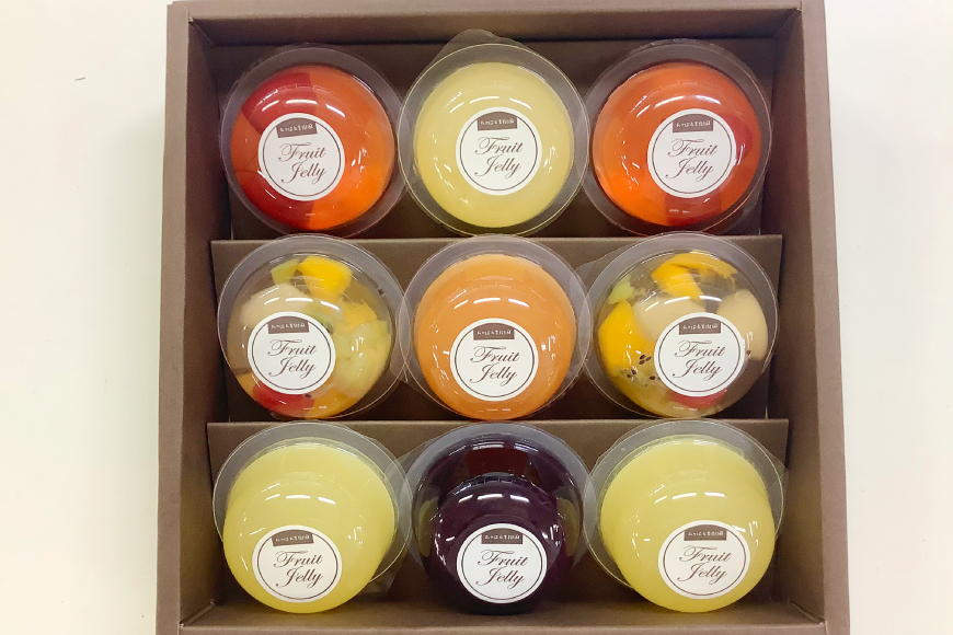 フルーツ ゼリー 75g 計9個 セット (TYX-9) [たかはた果樹園 山形県 高畠町 tk06ays650009] ブルーベリー さくらんぼ ラ・フランス ミックス りんご もも おやつ スイーツ お菓子 デザート 詰め合わせ 食べ比べ