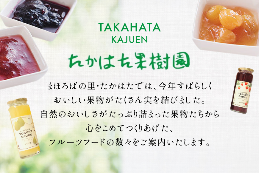 ヨーグルト ソース ブルーベリー 8本 セット [たかはた果樹園 山形県 高畠町 tk06ays650021] 詰め合わせ フルーツ ブルーベリー