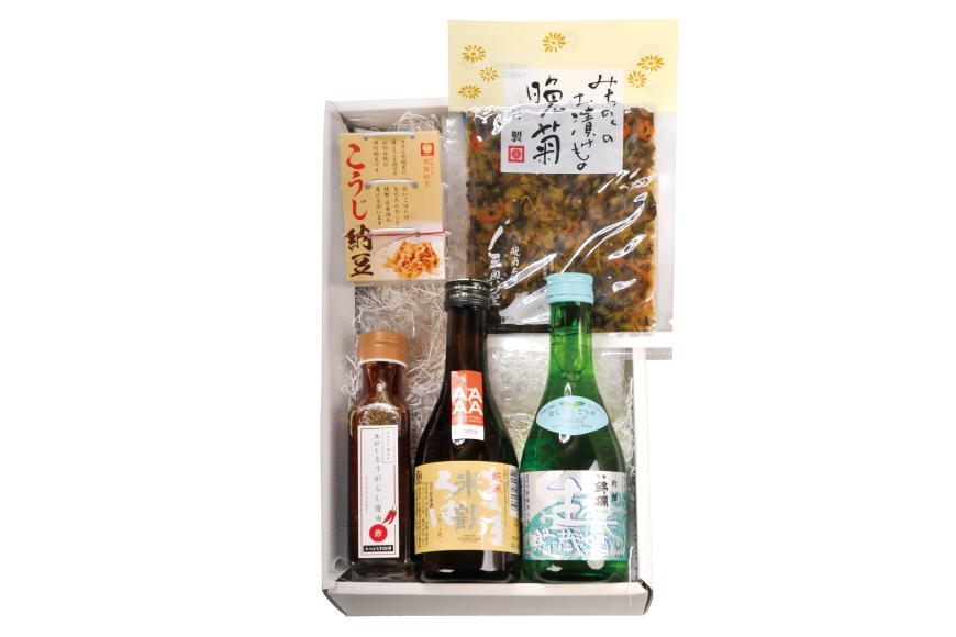 詰め合わせ たかはた ブランド 5点 セット [高畠町観光協会 山形県 高畠町 tk06ays670009] 漬物 漬け物 ご飯のお供 納豆 醤油 とうがらし 調味料 日本酒 さけ 酒 純米酒 ご当地グルメ