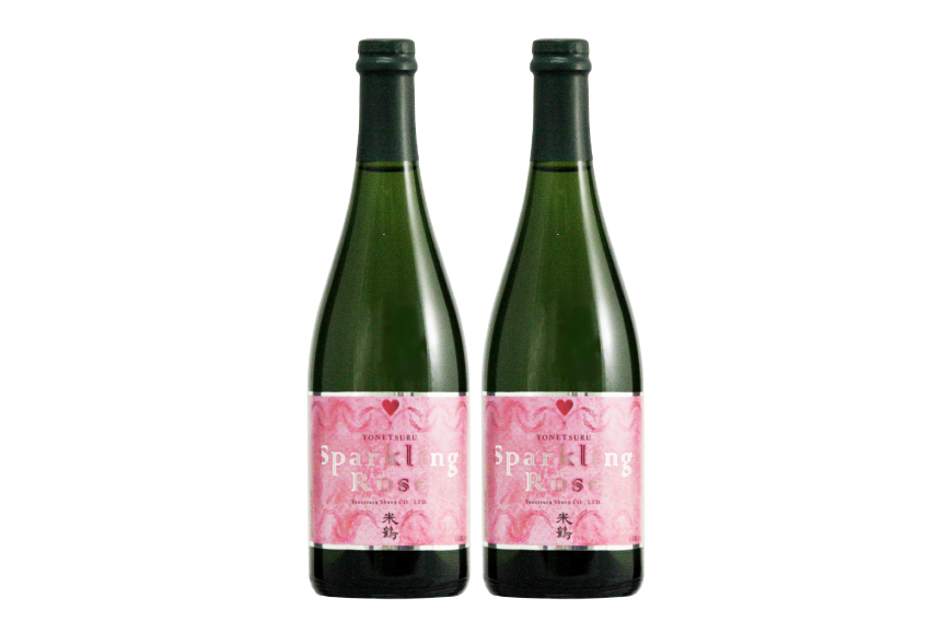 日本酒 スパークリング ロゼ 750ml 2本 セット [米鶴酒造 山形県 高畠町 tk06ays710010] 酒 お酒 甘口 まろやか 750