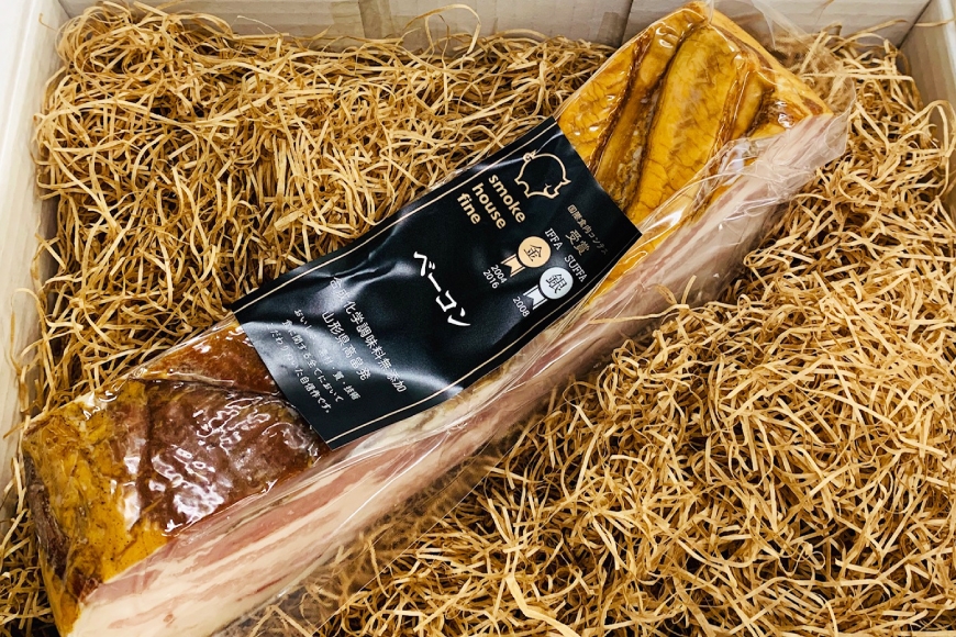 ベーコン 金賞受賞 熟成ベーコンブロック 400g [ファイン 山形県 高畠町 tk06ays750042] お肉 豚肉 冷凍 おかず ベーコン ブロック