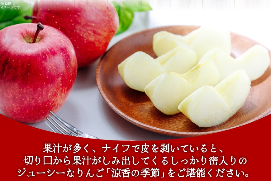 【期間限定発送】 りんご 高畠町産 涼香の季節 14～18玉 5kg [JA山形おきたま 山形県 高畠町 tk06ays870045] 果物 くだもの フルーツ 林檎 リンゴ 産地直送