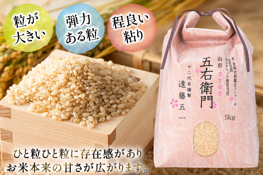 玄米 令和7年 つや姫マイスターが作る 特別栽培米 つや姫 5kg [遠藤農園 山形県 高畠町 tk06ayt120013] 5キロ お米 ブランド米 ごはん ご飯 こめ