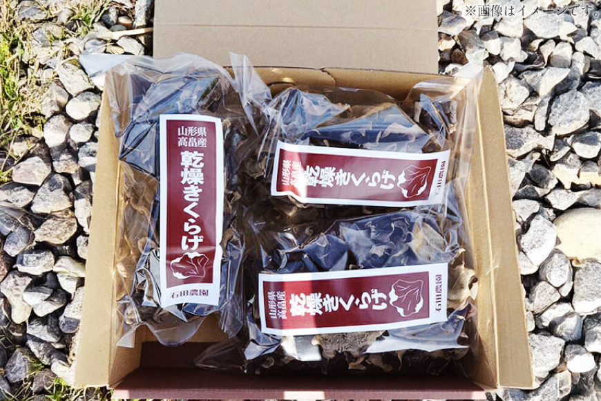乾燥 きくらげ 45g 1袋 60g 2袋 計3袋 [石田農園 山形県 高畠町 tk06ayt100000] 木耳 キクラゲ 野菜 やさい