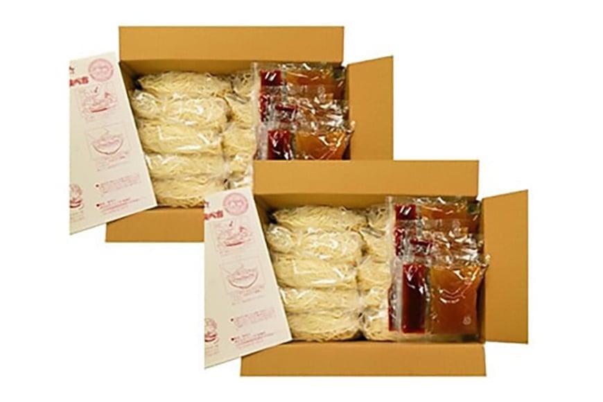 冷麺 りんご苑の冷麺 スープ付 10食 2箱 セット 計20食 [りんご苑 山形県 高畠町 tk06ays660001] スープ 自家製 生麺 時短 簡単 手軽 冷凍