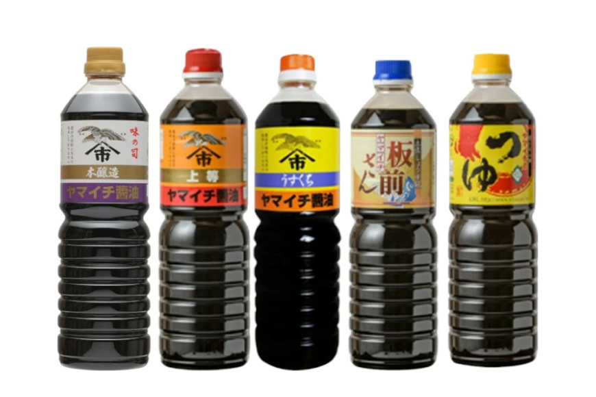 醤油 詰め合わせ セット 《ヤマイチ醤油》醤油・つゆバラエティセット 各1L 5本セット [小田部商店 山形県 高畠町 tk06ayt180014] しょうゆ 調味料 だしつゆ
