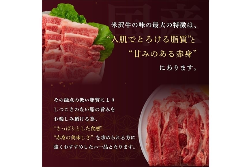 牛肉 すき焼き A5 ランク 米沢牛 500g 2パック 計1kg [佐貝肉店 山形県 高畠町 tk06ayt260004] 小分け 冷凍 米沢 ブランド牛 ブランド 牛 肉
