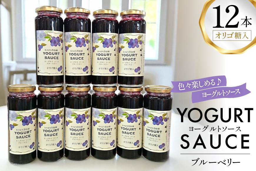 ヨーグルト ソース ブルーベリー 12本 セット [たかはた果樹園 山形県 高畠町 tk06ays650020] 詰め合わせ フルーツ ブルーベリー