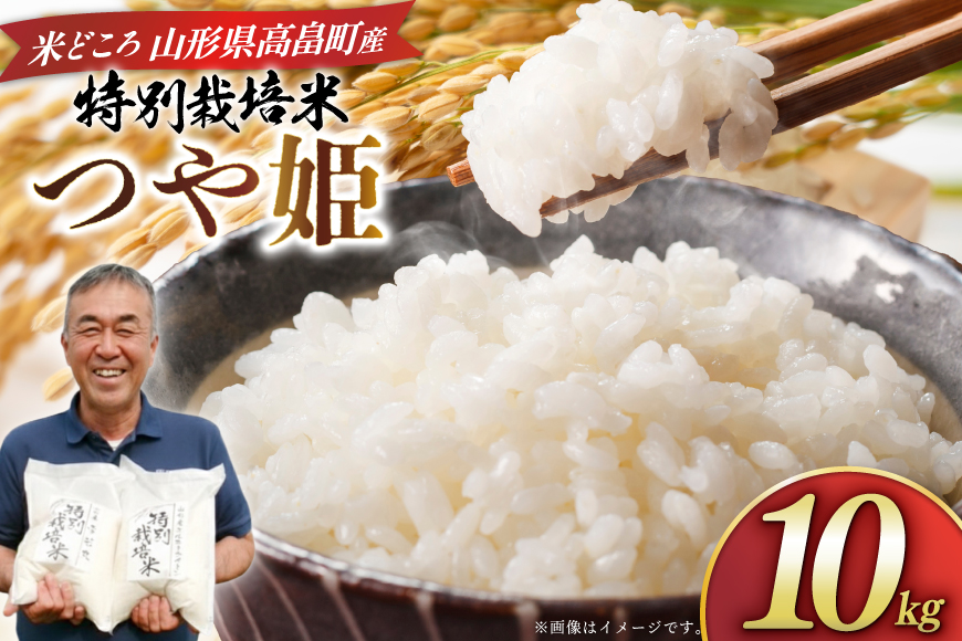 米 令和7年度産 特別栽培米 つや姫 10kg [渡部ファーム 山形県 高畠町 tk06ays810031] お米 白米 精米 ごはん ご飯 ブランド米