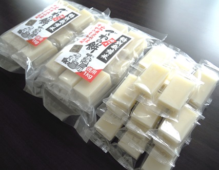 でわの餅シングルパック（白切り個包装1kg×3袋）　※12月19日頃～順次発送(まいすたぁ)