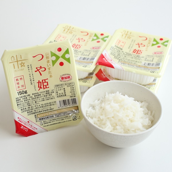 【10月～3月発送】つや姫パックライス48P(24P×2箱)×6回 [HM1-022(まいすたぁ)] 【10月～3月発送】48個×6回