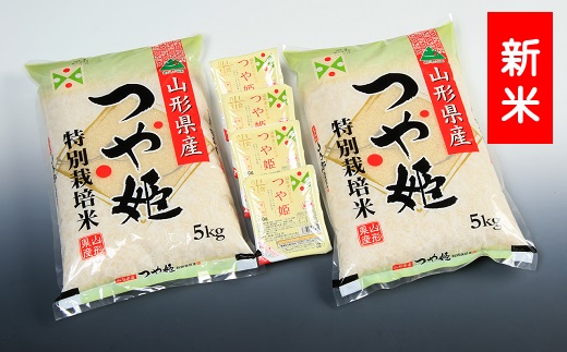 【令和7年産・精米】つや姫10kg+つや姫パックライス4P [HM1-001(まいすたぁ)]