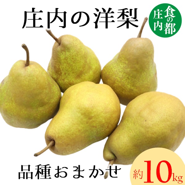 食の都庄内　庄内の洋梨（品種おまかせ）約10kg※9月下旬～1月下旬頃まで配送