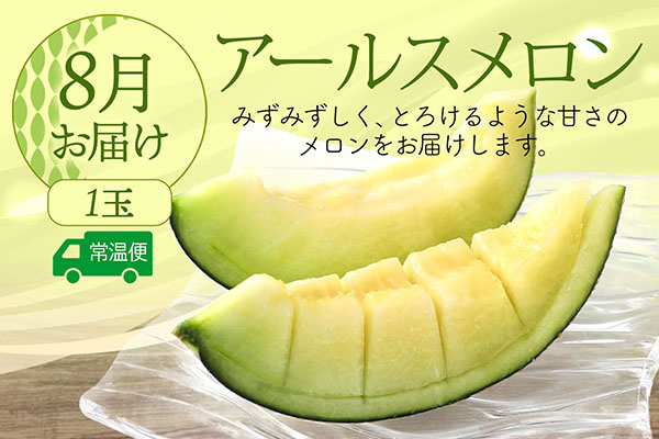 【R8.8月より順次発送】アールスメロン 大玉2玉（入金期限：2026.7.20） 大玉 2玉