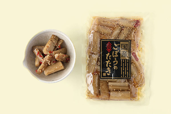 永成食品 国産ごぼうのたたき 250g×1袋 ピリ辛 お酒のつまみ お弁当にも ごぼう ゴボウ ごぼうのたたき
