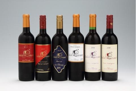 食の都庄内　月山ワイン　ソレイユ・ルバン　赤ワイン　辛口　６本セット