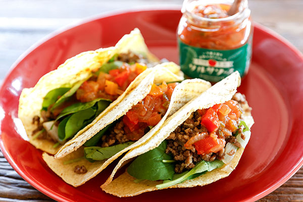 庄内産 ベビーリーフミックス 50g×5袋と国内加工サルサソースセット 土耕栽培 サラダ スムージー 若葉 野菜 生野菜 新鮮 山形県 冷蔵 50g×5袋 サルサソースセット