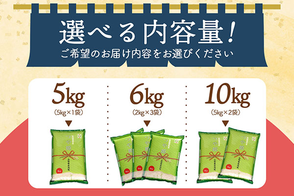 ＜1月下旬発送＞庄内米6か月定期便！つや姫 10kg（入金期限：2025.12.25） 1月下旬発送 10kg（5kg×2袋）