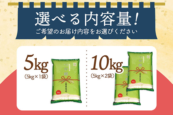 ＜1月下旬発送＞庄内米6か月定期便！つや姫 5kg（入金期限：2025.12.25） 1月下旬発送 5kg
