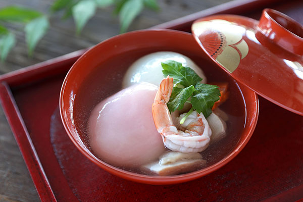 【11月より順次発送】梅木もち屋 紅白もち おすそ分けセット 270g×10袋（入金期限：2026.2.20）庄内産『でわのもち』使用 個包装 丸餅 計2.7kg【25-398B】