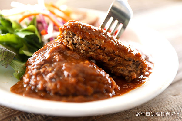 きまぐれ母ちゃんの国産牛と三味豚ハンバーグ 6個 2種類 手作り ブランド豚 国産 お惣菜 おかず お弁当 お手軽 簡単調理 温めるだけ 湯煎 冷凍 6個